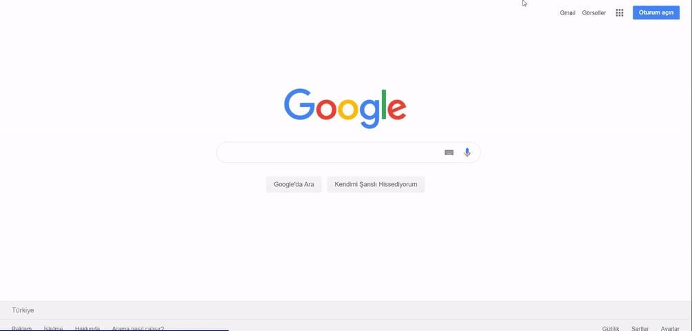 Google, arama sonuçlarının ilk sayfasında değişikliğe gitti