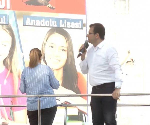 Ekrem İmamoğlu'nun Bayrampaşa mitingi