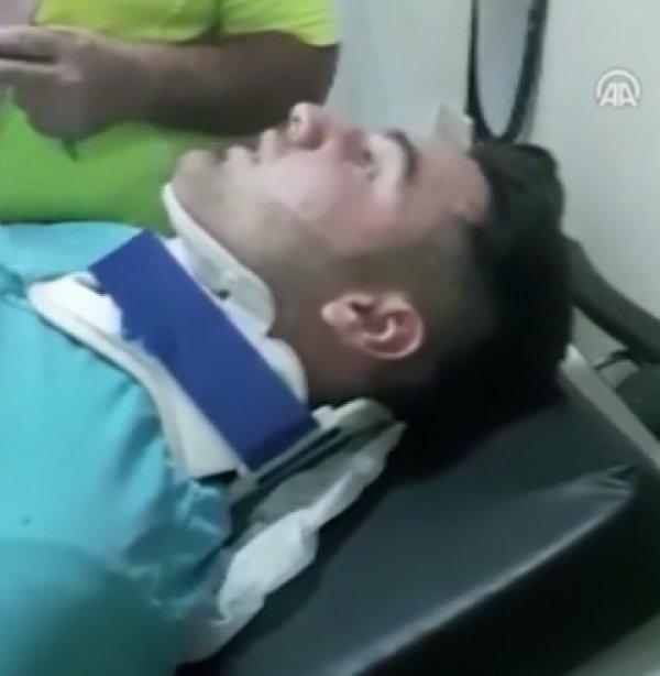 Diyarbakır'da makas atan sürücü sedyede ceza yedi