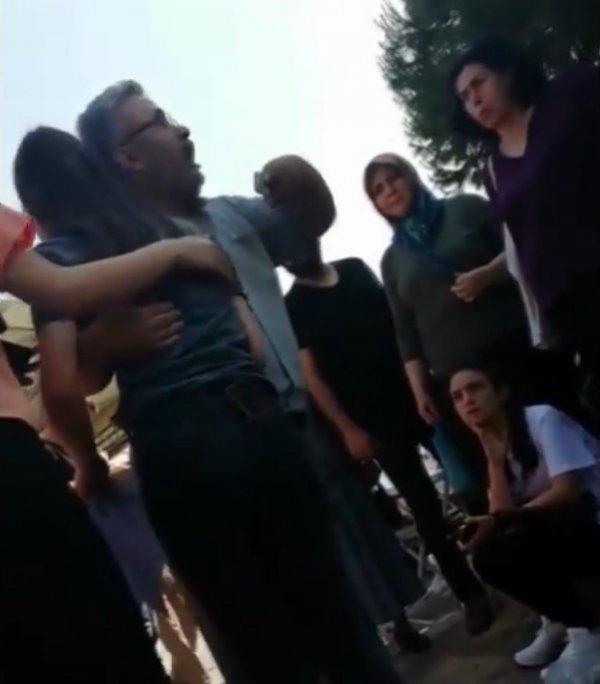 Sınava geç kalan kız öğrencinin babası polise kızdı