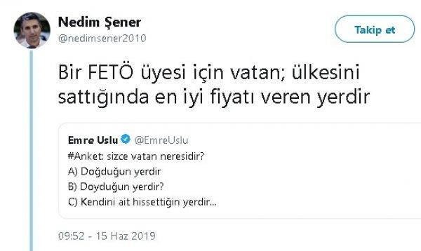 Nedim Şener'den kaçak FETÖ'cülere tokat gibi cevaplar