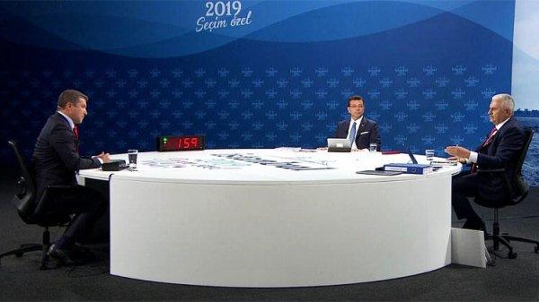 Ekrem İmamoğlu ile Binali Yıldırım ortak yayında