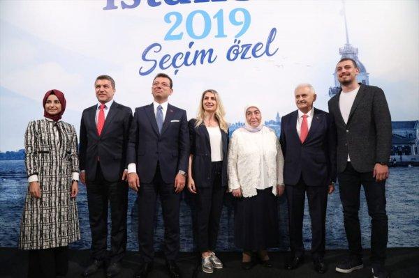 Fotoğraf sırasında İmamoğlu ile Yıldırım'ın diyaloğu