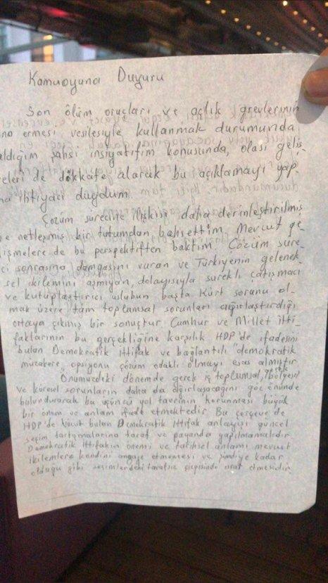 Öcalan: Seçimlerde tarafsız olun