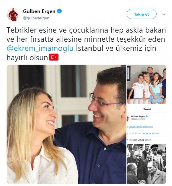 Yeşim Salkım'dan Gülben Ergen paylaşımı