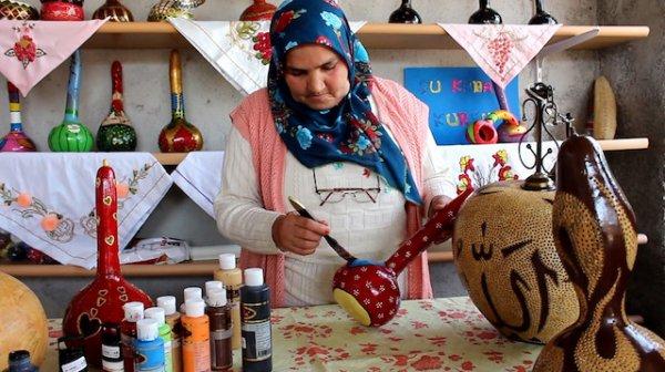 Su kabağından sanat eserleri