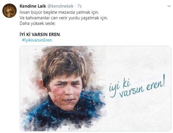 Eren Bülbül'ün paylaşımı yeniden yürekleri dağladı