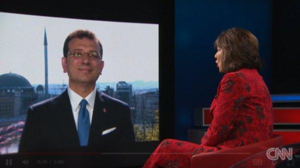 Ekrem İmamoğlu Amanpour'a konuştu