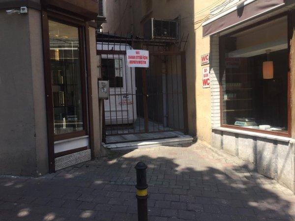 Bursa'da umumi tuvalet iflas etti