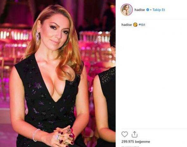 Hadise tbt yaptı