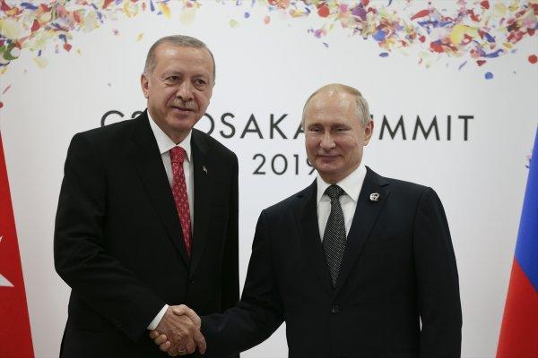 Cumhurbaşkanı Erdoğan ile Putin, G20 zirvesinde buluştu