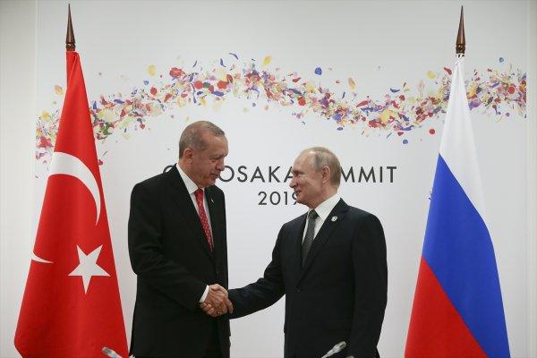 Cumhurbaşkanı Erdoğan ile Putin, G20 zirvesinde buluştu