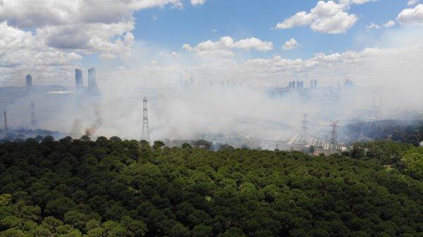 Hasdal Askeri Kışlası'nda yangın çıktı