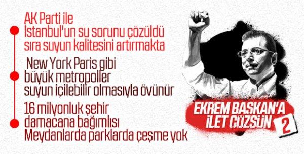 Ekrem Başkan'a ilet çözsün