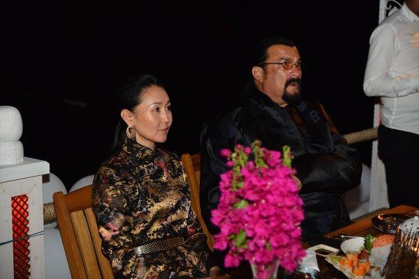 ABD'li aktör Steven Seagal Bodrum'da tatil yapıyor