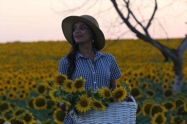 Edirne'de fotoğraf tutkunları tarlalara koşuyor
