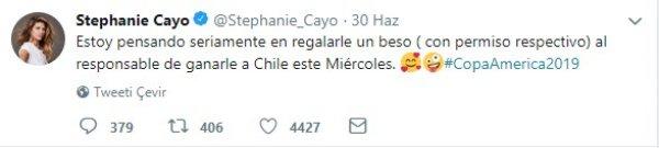 Perulu oyuncudan milli takımı finale çıkartana öpücük