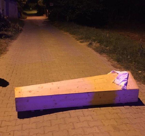 Tekirdağ'da boş tabut korkuttu