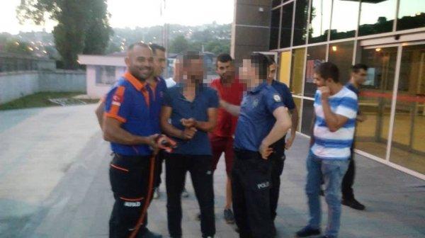 Zonguldak'ta gözaltındaki şüphelinin kelepçesi bozuldu
