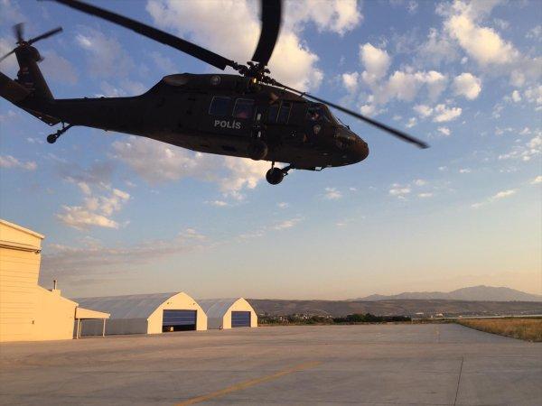 Van'da polis helikopteri Aydan bebek için havalandı