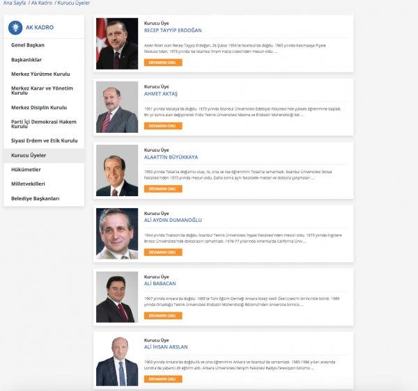 AK Parti, Ali Babacan'ı kurucu üyeler listesinden çıkardı