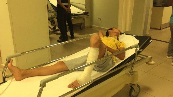 Bursa'da yanan tineri çocuğun üzerine atıp kaçtılar