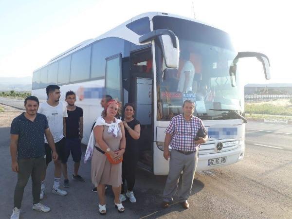 Alkollü otobüs şoförü şerit değiştirince yakalandı