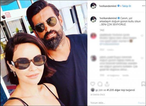 Volkan Demirel eşinin doğum gününü kutladı