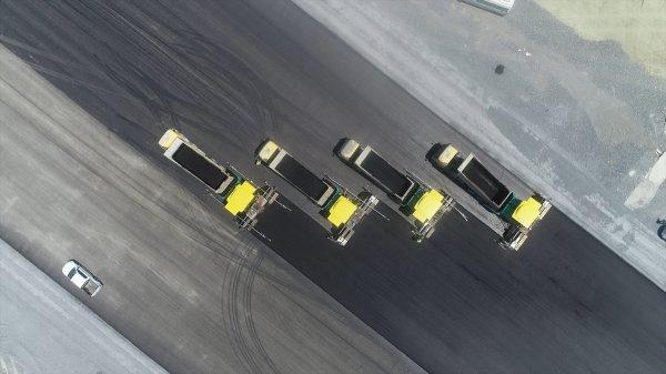 İstanbul Havalimanı'nda 3. pist çalışmaları sürüyor