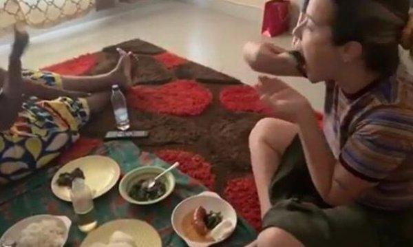 Selami Şahin'in kızı, siyahi sevgiliyle Zambiya'ya gitti