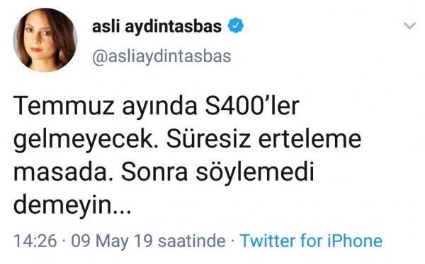 Aslı Aydıntaşbaş'ın öngörüsü yine tutmadı