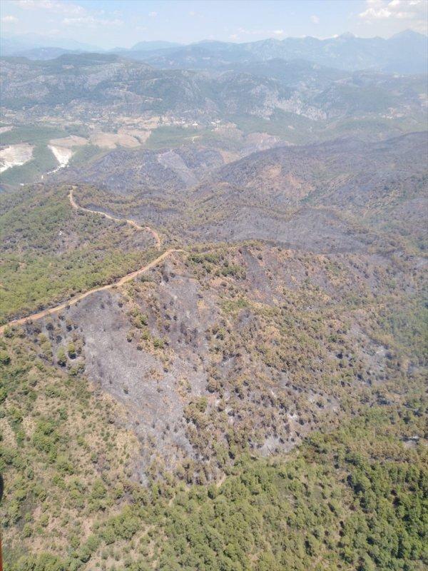Dalaman'da çıkan yangın söndürüldü