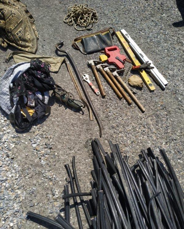 Muğla'da kaza yapan hırsızlar yakalandı