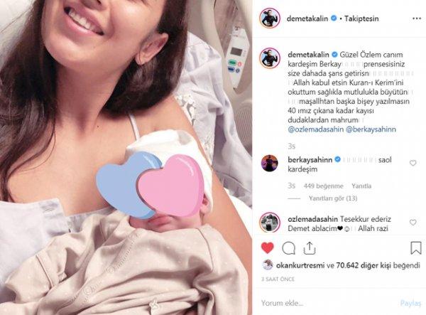 Demet Akalın, Berkay'ın kızı için Kur'an-ı Kerim okuttu