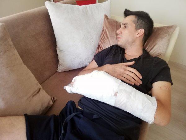 Esenyurt'ta otomobil sürücüsü motosiklete çarpıp kaçtı