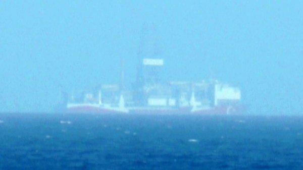 Yavuz, karadan 8 mil açıkta çalışmalarına başladı