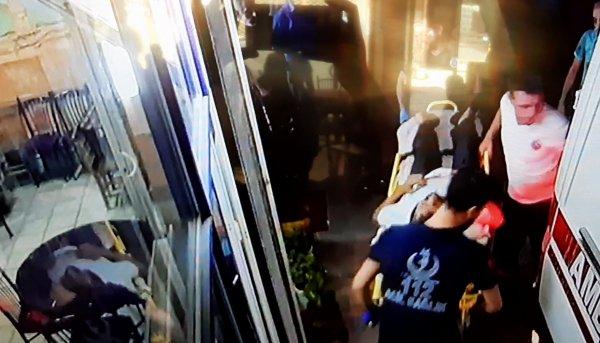 Adıyaman'da kardeş kavgası kamerada