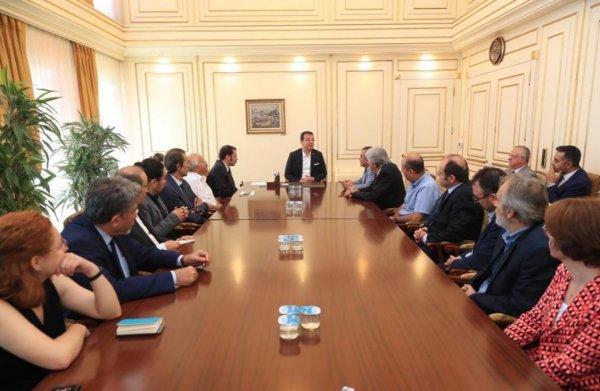 Ekrem İmamoğlu, TMMOB heyetini kabul etti