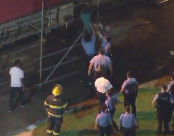 Yangından kurtulmak için 19 kat inen Amerikalı