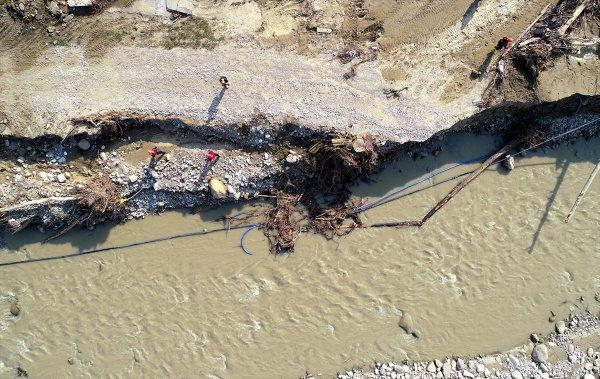 Düzce'deki selde 2 ölü 5 kayıp