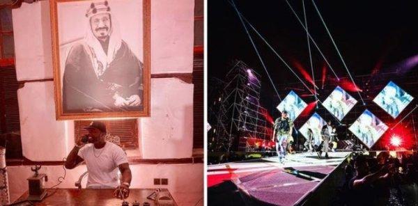 Mekke'nin yanı başında müzik festivali