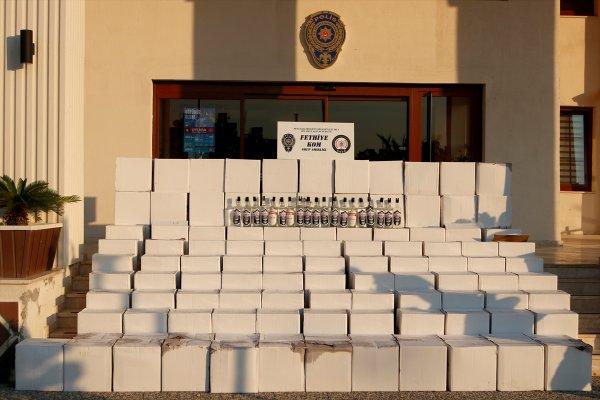 Muğla'da 1535 şişe sahte içki bulundu: 1 gözaltı