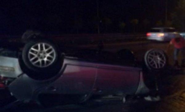 Ehliyetsiz ve alkollü sürücü kullandığı araçla kaza yaptı