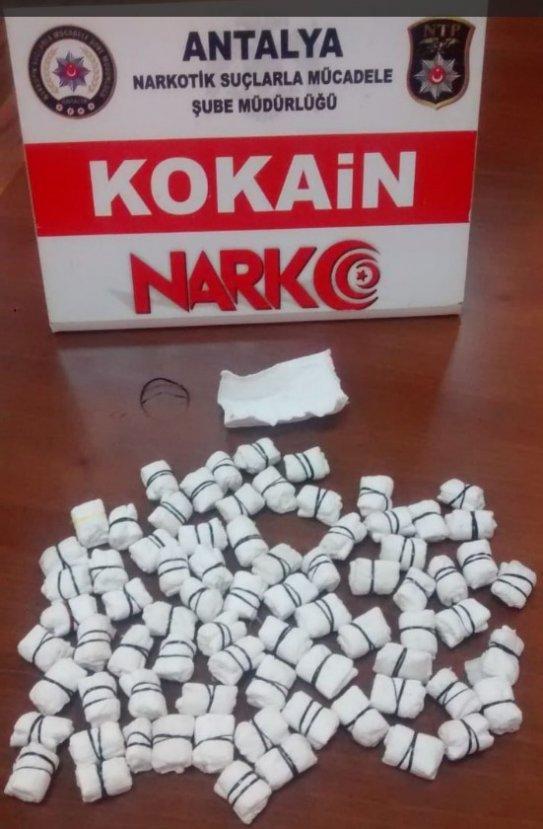 Antalya'da uyuşturucu operasyonu: 93 gözaltı