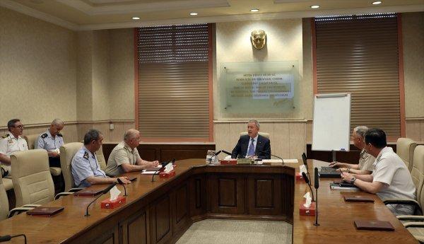 MSB'de kritik güvenli bölge toplantısı yapıldı