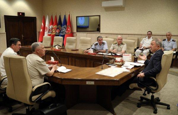 MSB'de kritik güvenli bölge toplantısı yapıldı