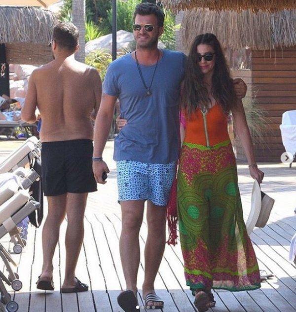 Kıvanç Tatlıtuğ ve Başak Dizer tatilde