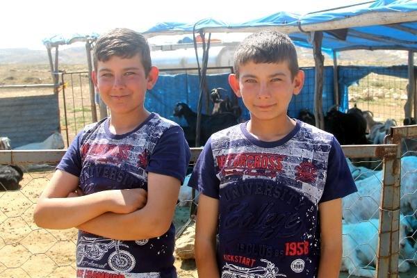 Aileleri için çobanlık yapan ikizlerden büyük başarı