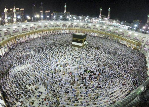 Hacı adayları kutsal topraklarda