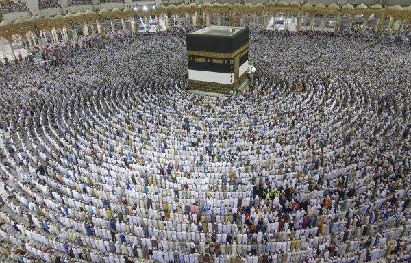 Hacı adayları kutsal topraklarda